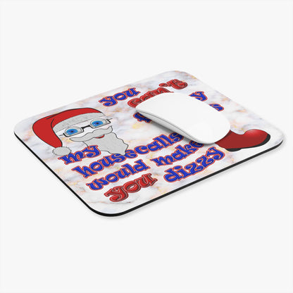 santa's shoes - Mouse Pad (Rectangle) (white marble)
