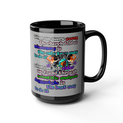 doggystyle - Black Mug (light grey)