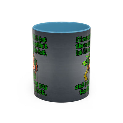 turtle race - Accent Mug (grey-light grey)