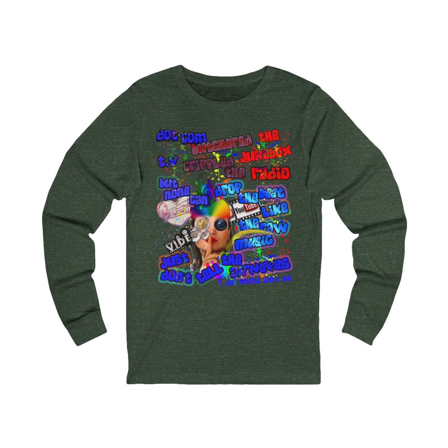drop the beat - Unisex Jersey Long Sleeve Tee
