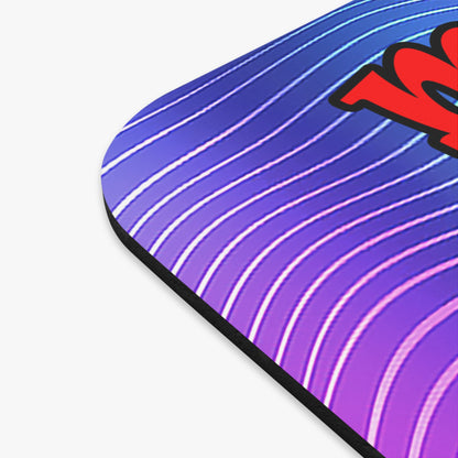 my luck - Mouse Pad (Rectangle) (purple wave)