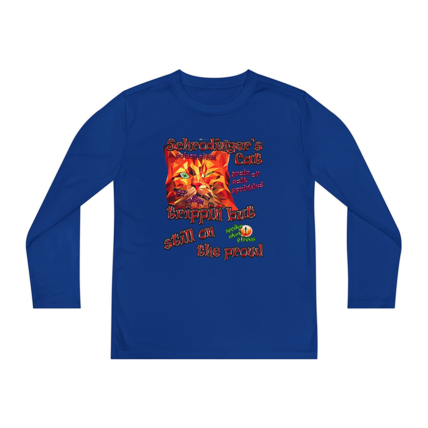 schrodinger's cat - Youth Long Sleeve Competitor Tee