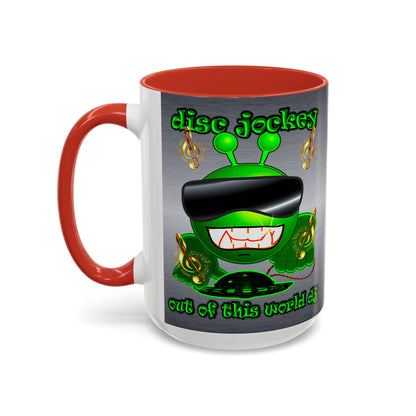 disc jockey - Accent Mug (brushed nickel)