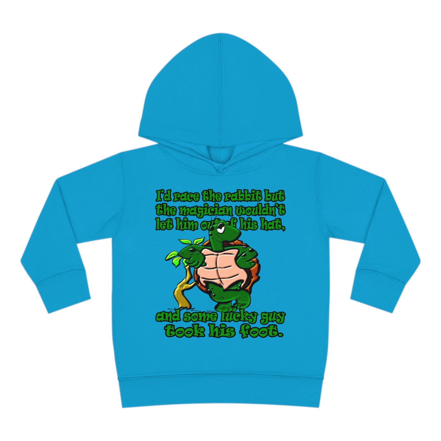 turtle race - Toddler Pullover Fleece Hoodie