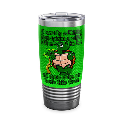 turtle race - Ringneck Tumbler, 20oz (logo green)