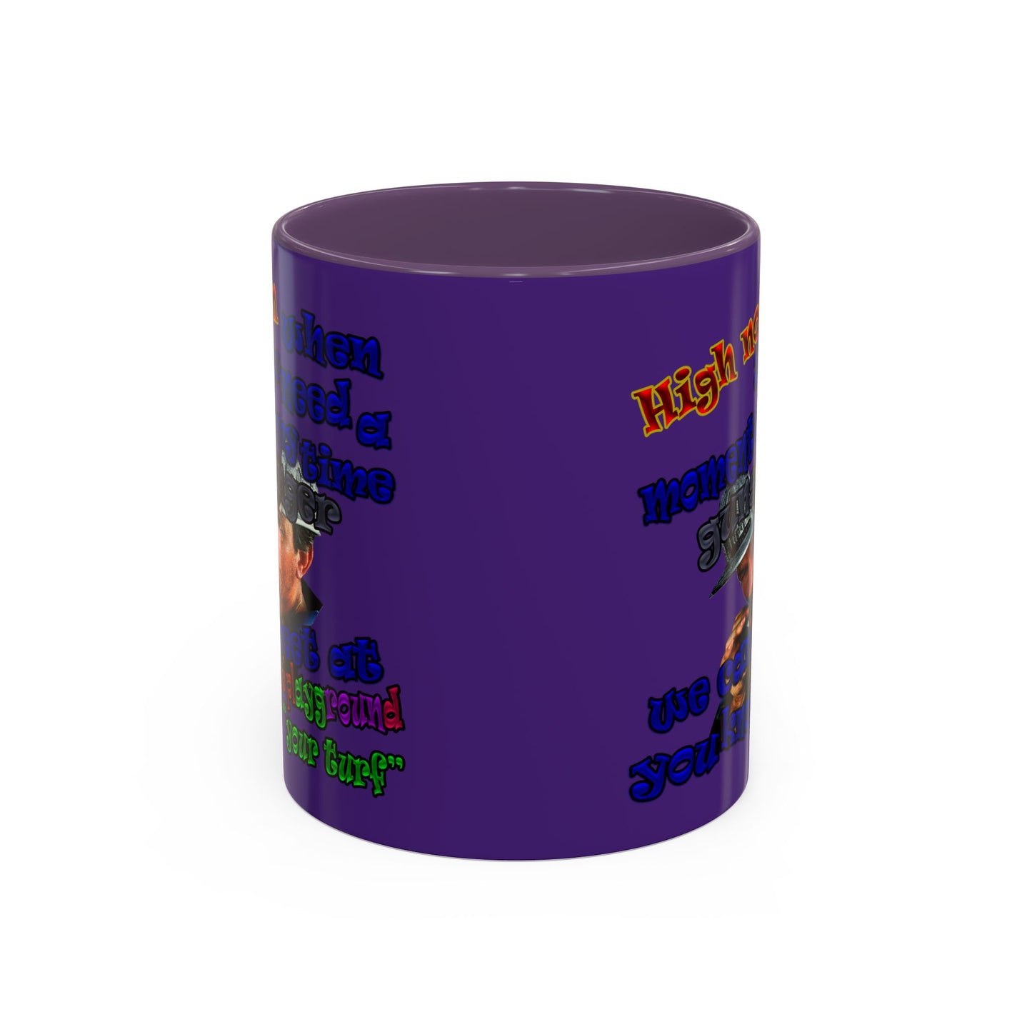 high noon - Accent Mug (purple)