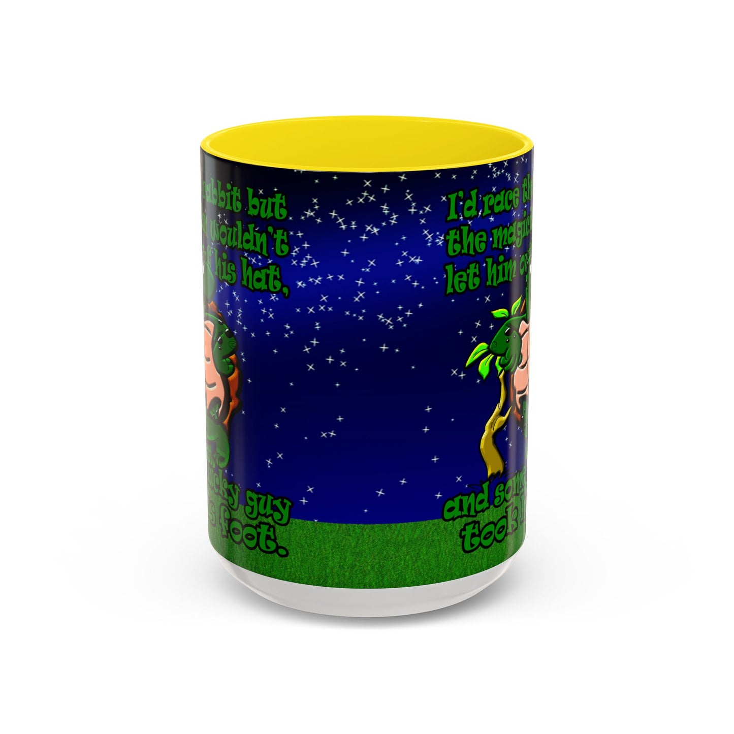 turtle race - Accent Mug ('snoops' background)