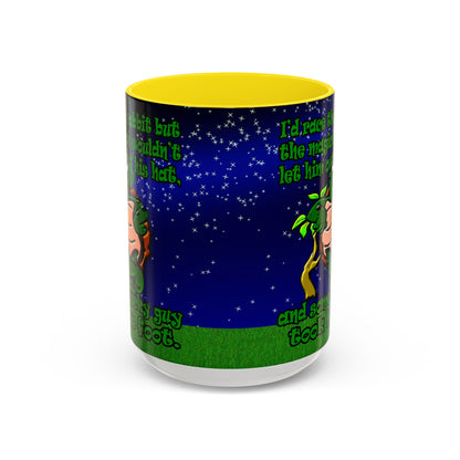 turtle race - Accent Mug ('snoops' background)