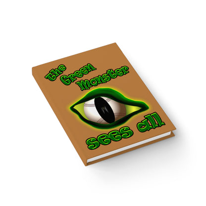 green monster - journal-lined (light brown)