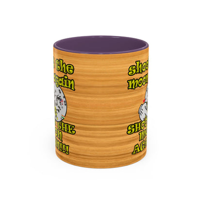 shoot the moon again - Accent Mug (butterscotch wood finish)