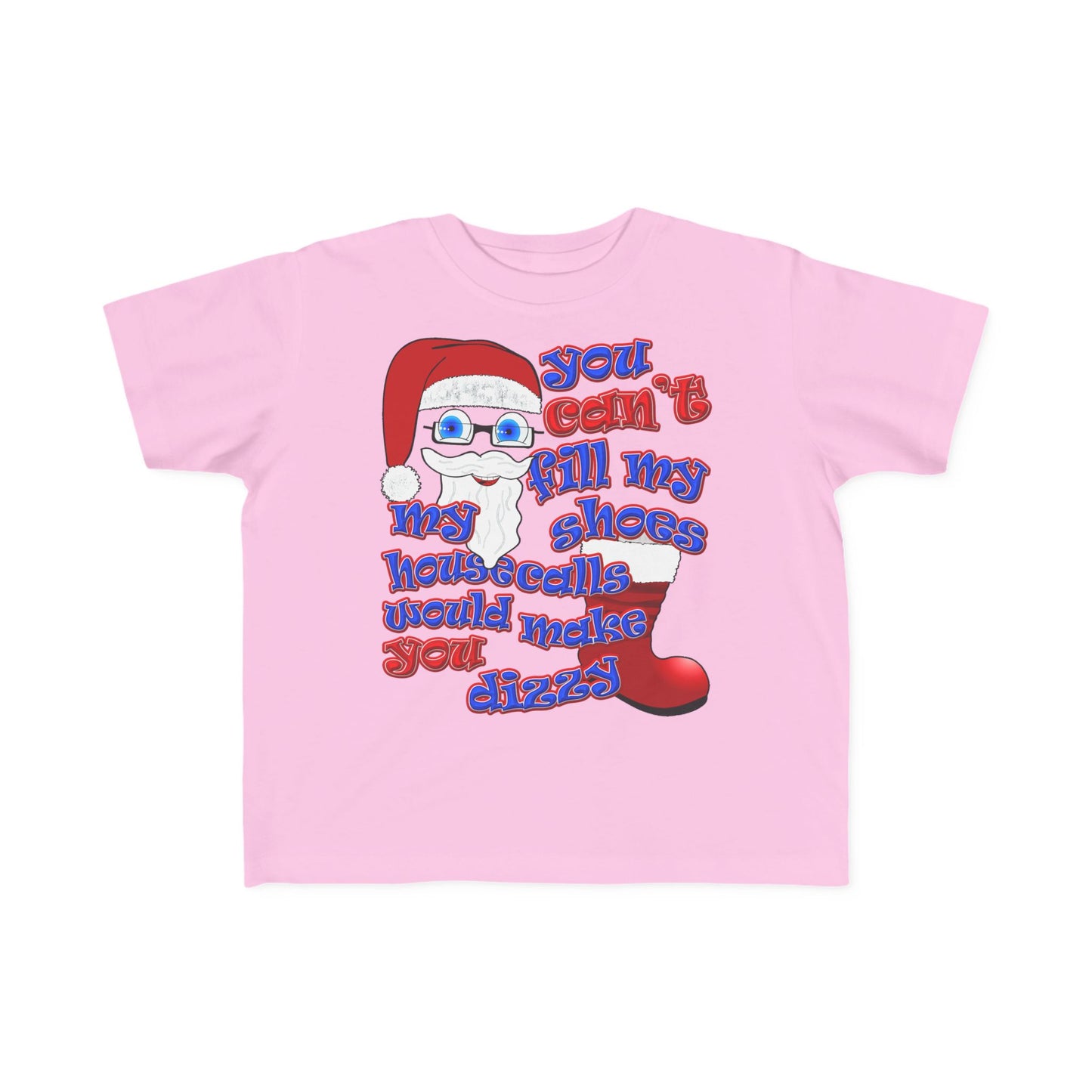santa's shoes - Toddler's Fine Jersey Tee