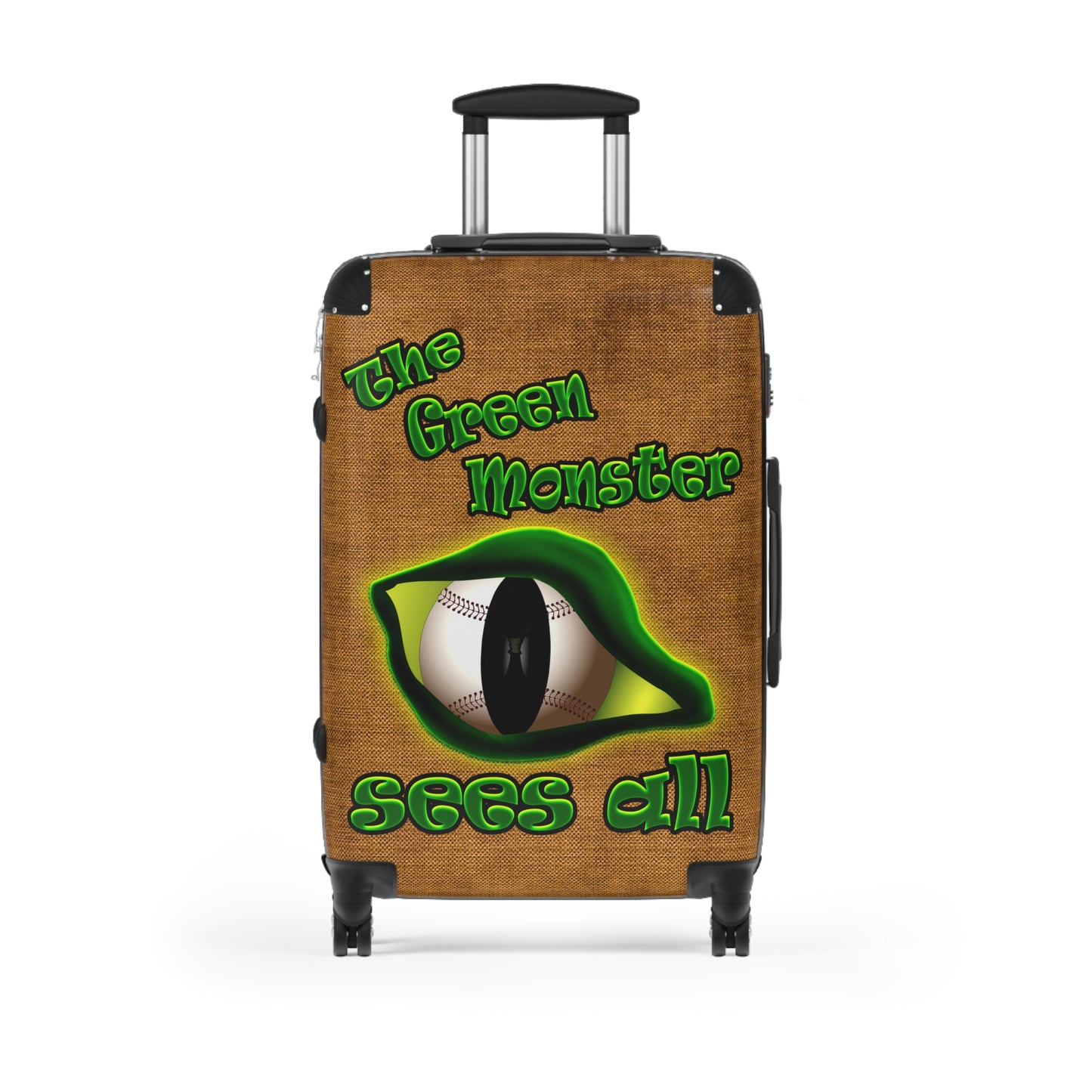 green monster - Suitcase (brown papyrus)