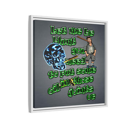 og - framed canvas art (grey-light grey)