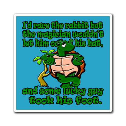 turtle race - Magnets - (turquoise)