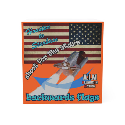 shoot for the stars - note cube (orange)