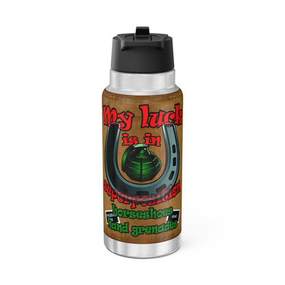 my luck - Gator Tumbler, 32oz  (brown papyrus)