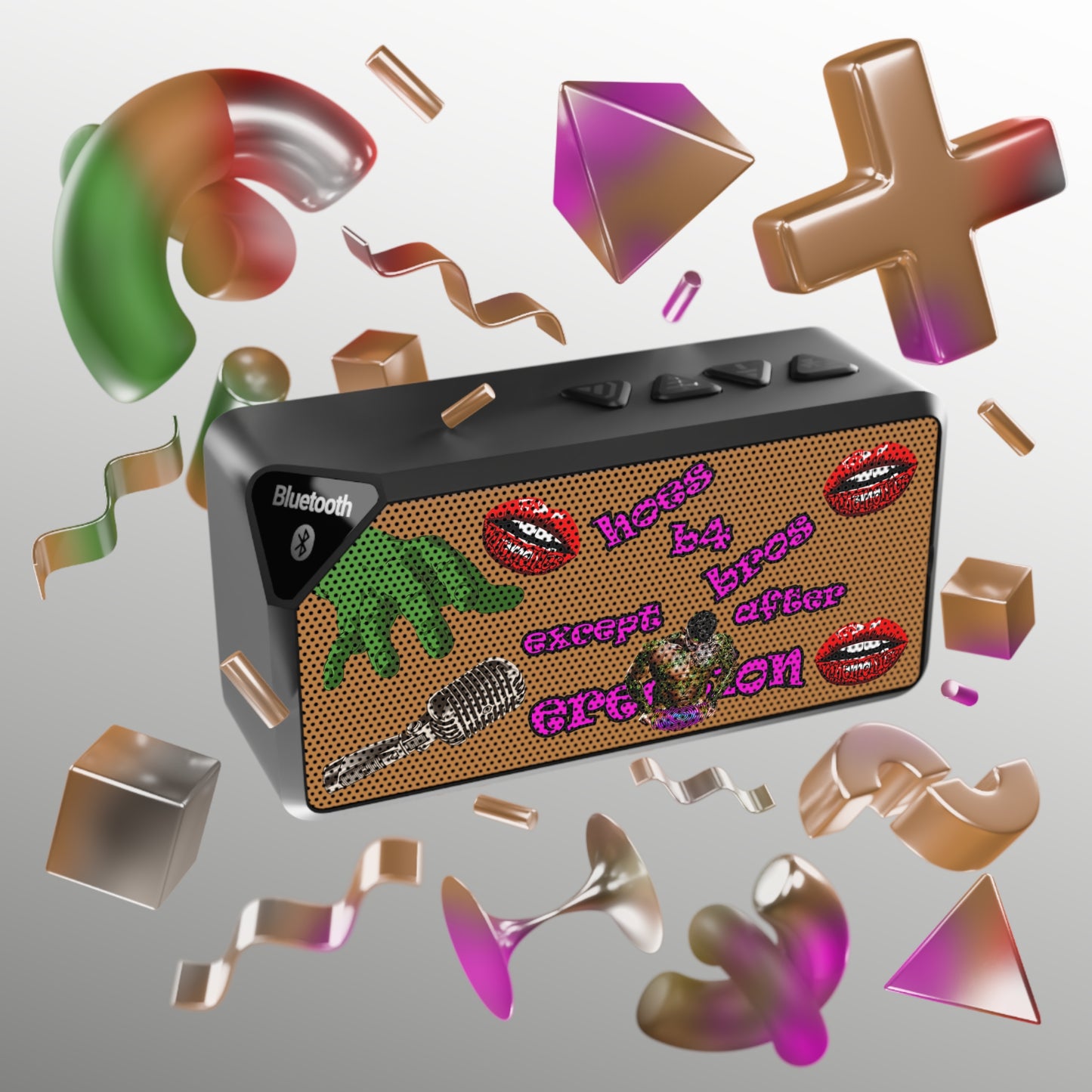 hoes b4 bros - Jabba Bluetooth Speaker (light brown)