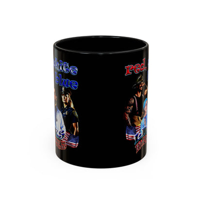 rw&b lives matter - Accent Mug (black)