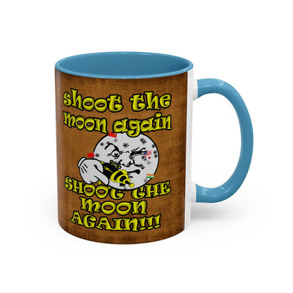 shoot the moon again - Accent Mug (brown papyrus)