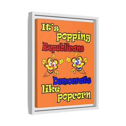 popping like popcorn - framed canvas art (crusta)