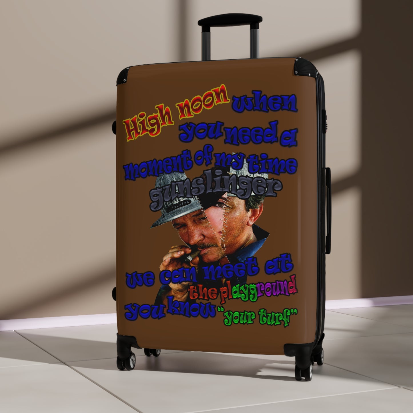 high noon - Suitcase (brown)