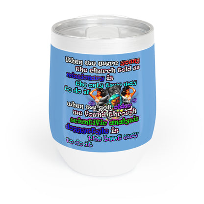 doggystyle - Chill Wine Tumbler (light blue)
