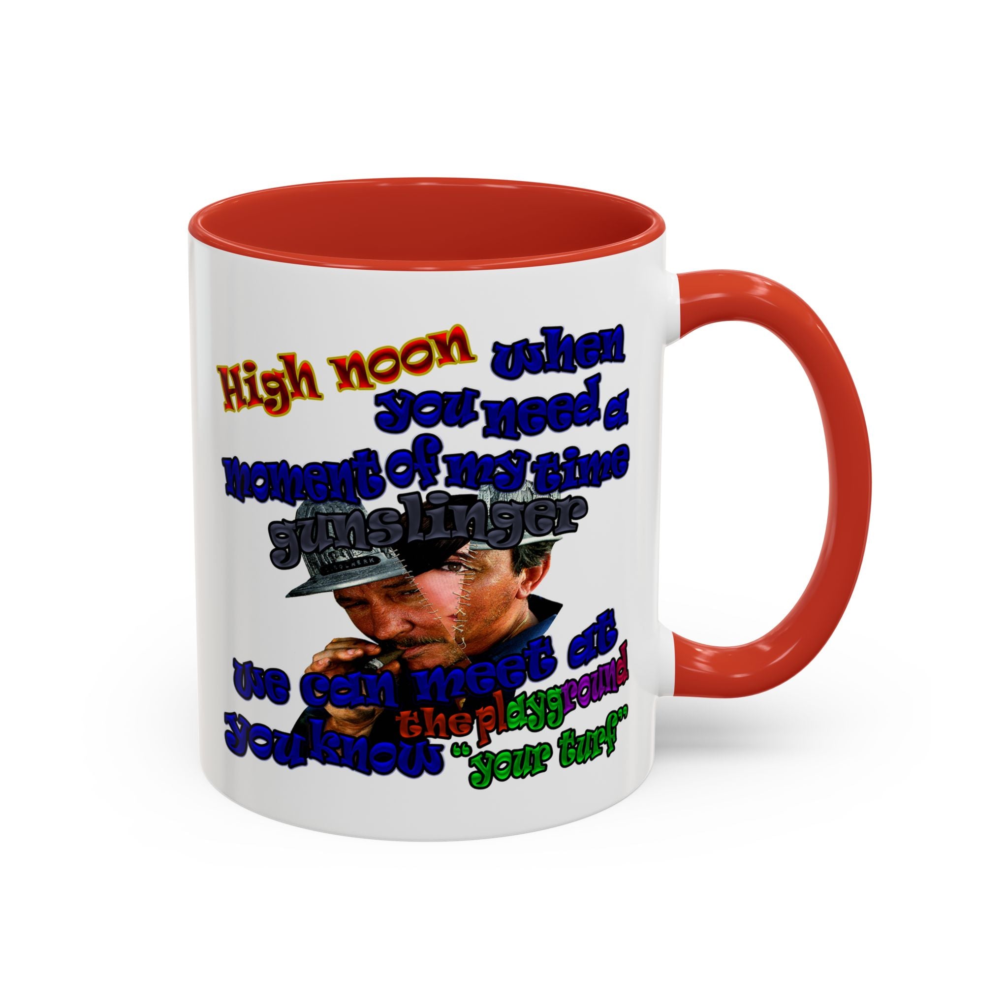 high noon - Accent Mug (white)