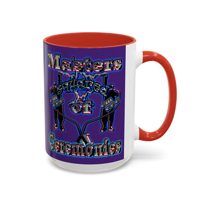 em cee squared - Accent Mug (purple)