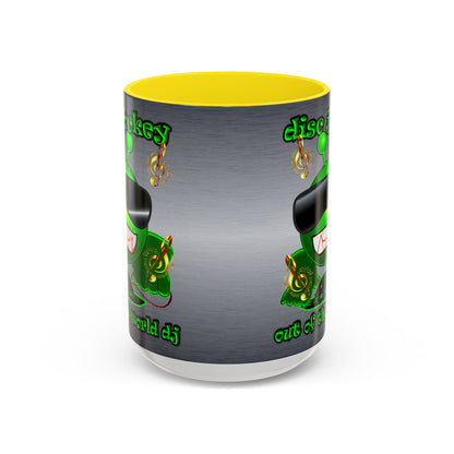 disc jockey - Accent Mug (brushed nickel)