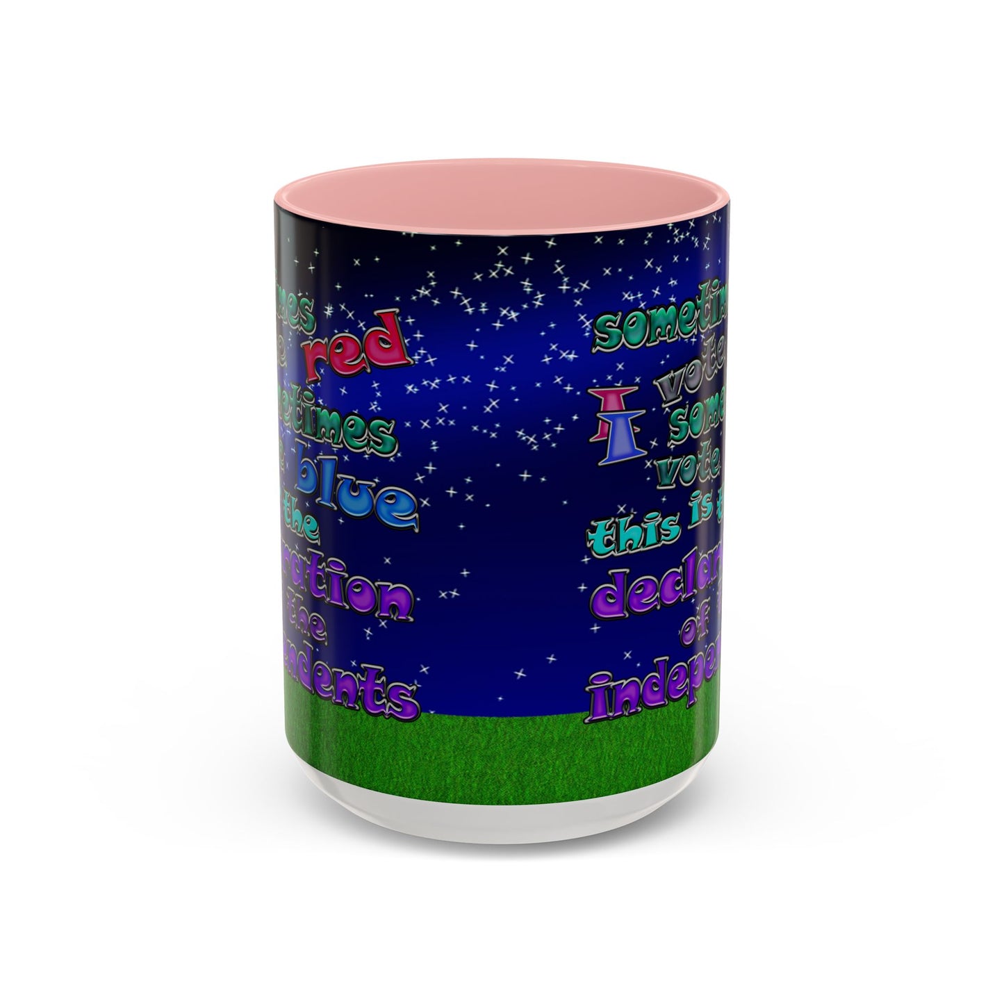 declaration of the independents - Accent Mug ('snoops' background)