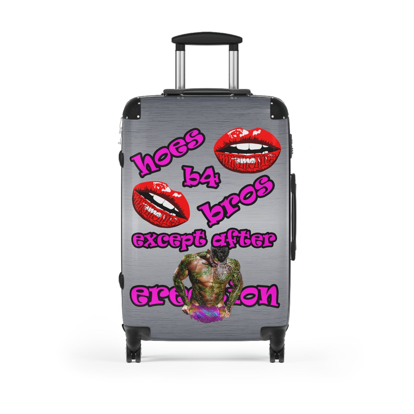 hoes b4 bros - Suitcase (brushed nickel)
