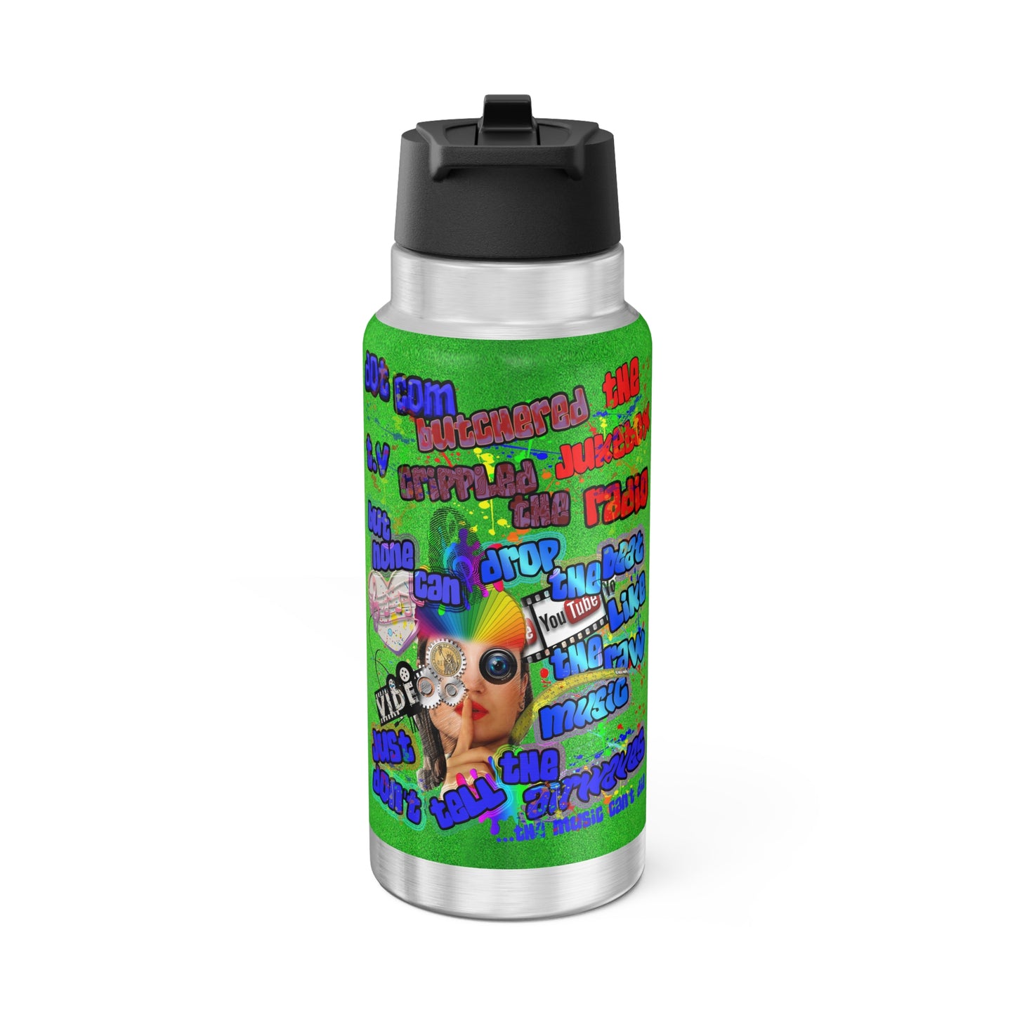 drop the beat - Gator Tumbler, 32oz  (green turf)
