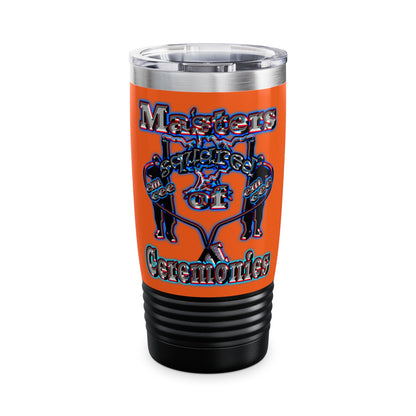 em cee squared - Ringneck Tumbler, 20oz (orange)