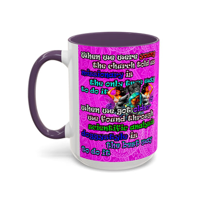 doggystyle - Accent Mug (pink swirl)