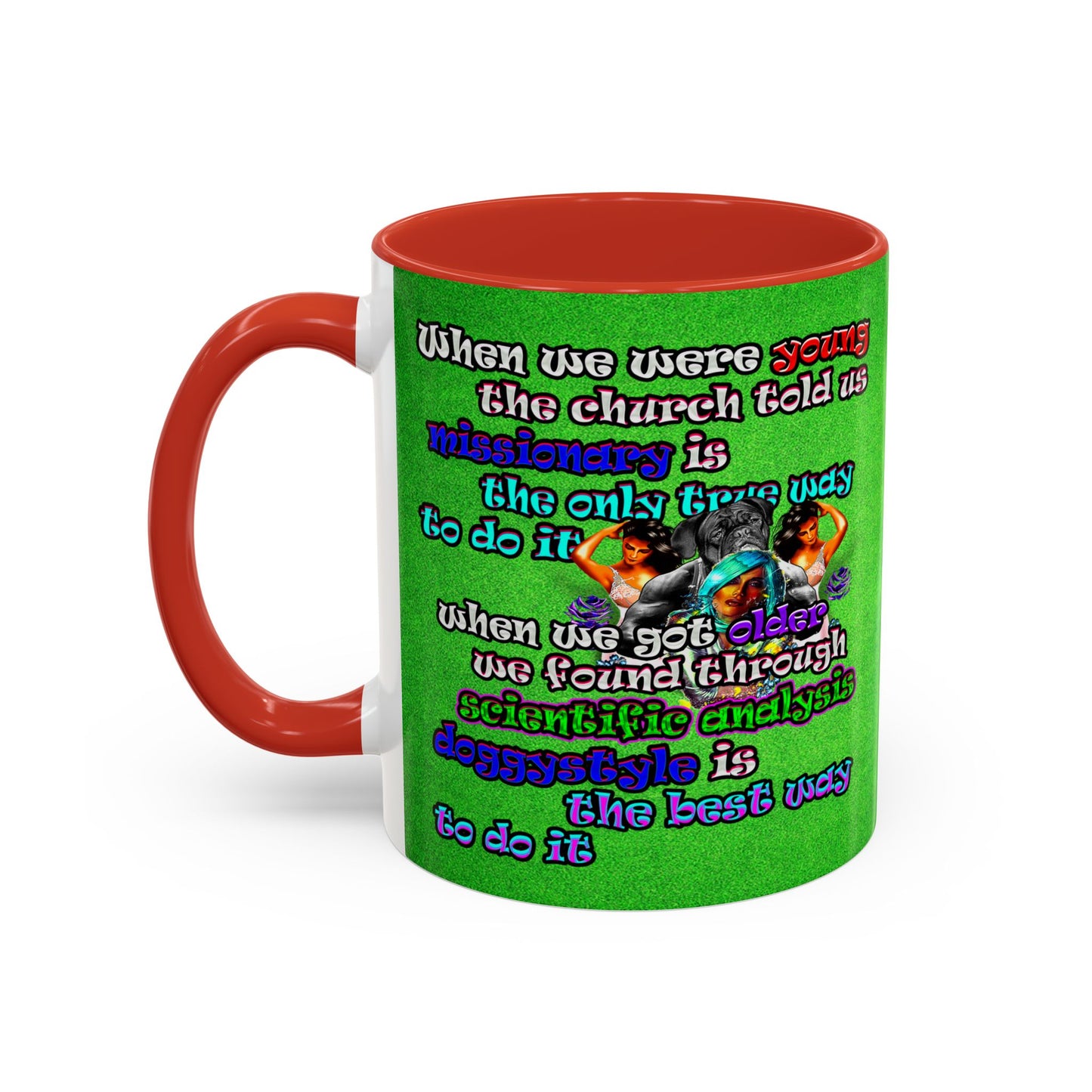 doggystyle - Accent Mug (green turf)
