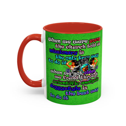 doggystyle - Accent Mug (green turf)
