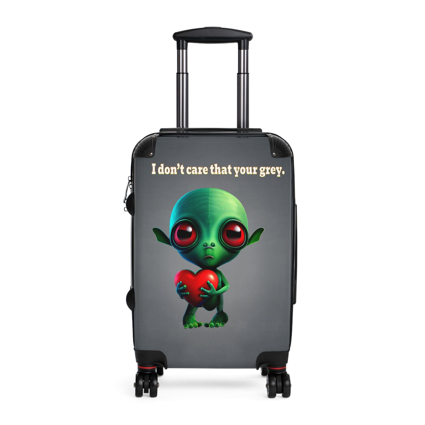I don't care that your grey - Suitcase (grey-light grey)