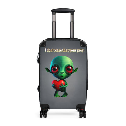 I don't care that your grey - Suitcase (grey-light grey)