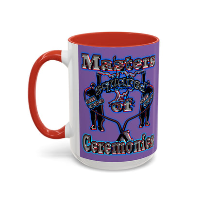 em cee squared - Accent Mug (light purple)