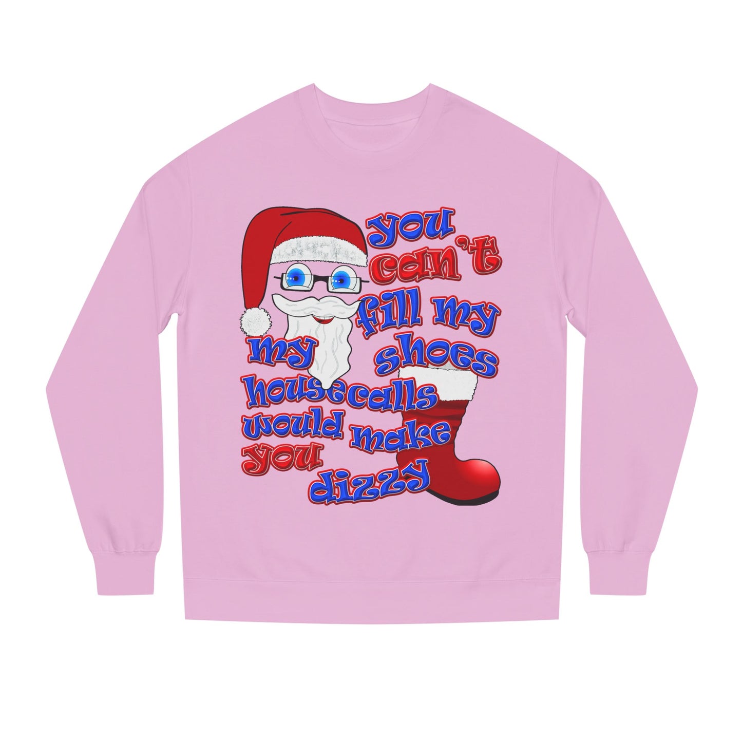 santa's shoes - Unisex Crew Neck Sweatshirt