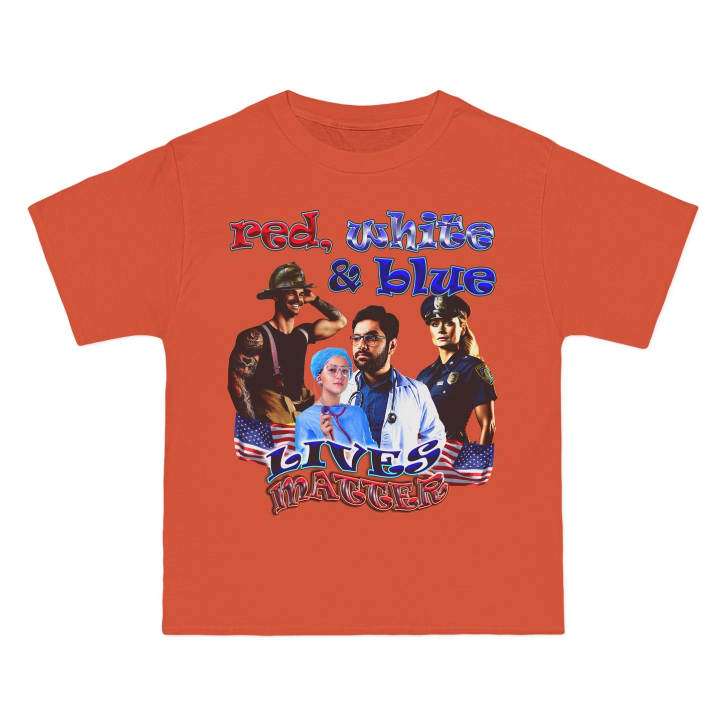 rw&b lives matter - Beefy-T®  Short-Sleeve T-Shirt
