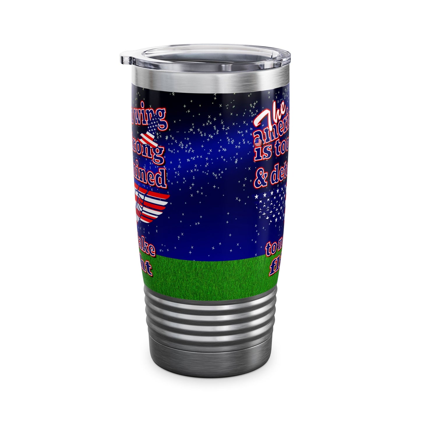 american wing - Ringneck Tumbler, 20oz ('snoops' background)