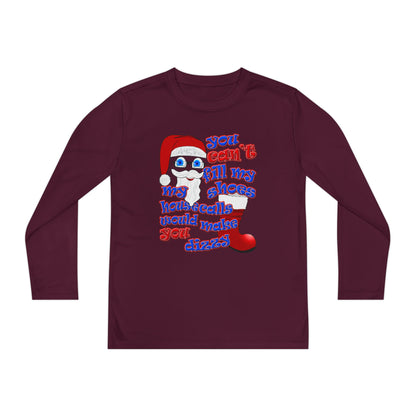 santa's shoes - Youth Long Sleeve Competitor Tee