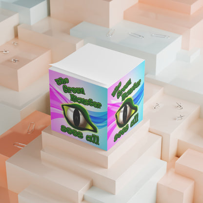 green monster - note cube (light blue-pink wave)