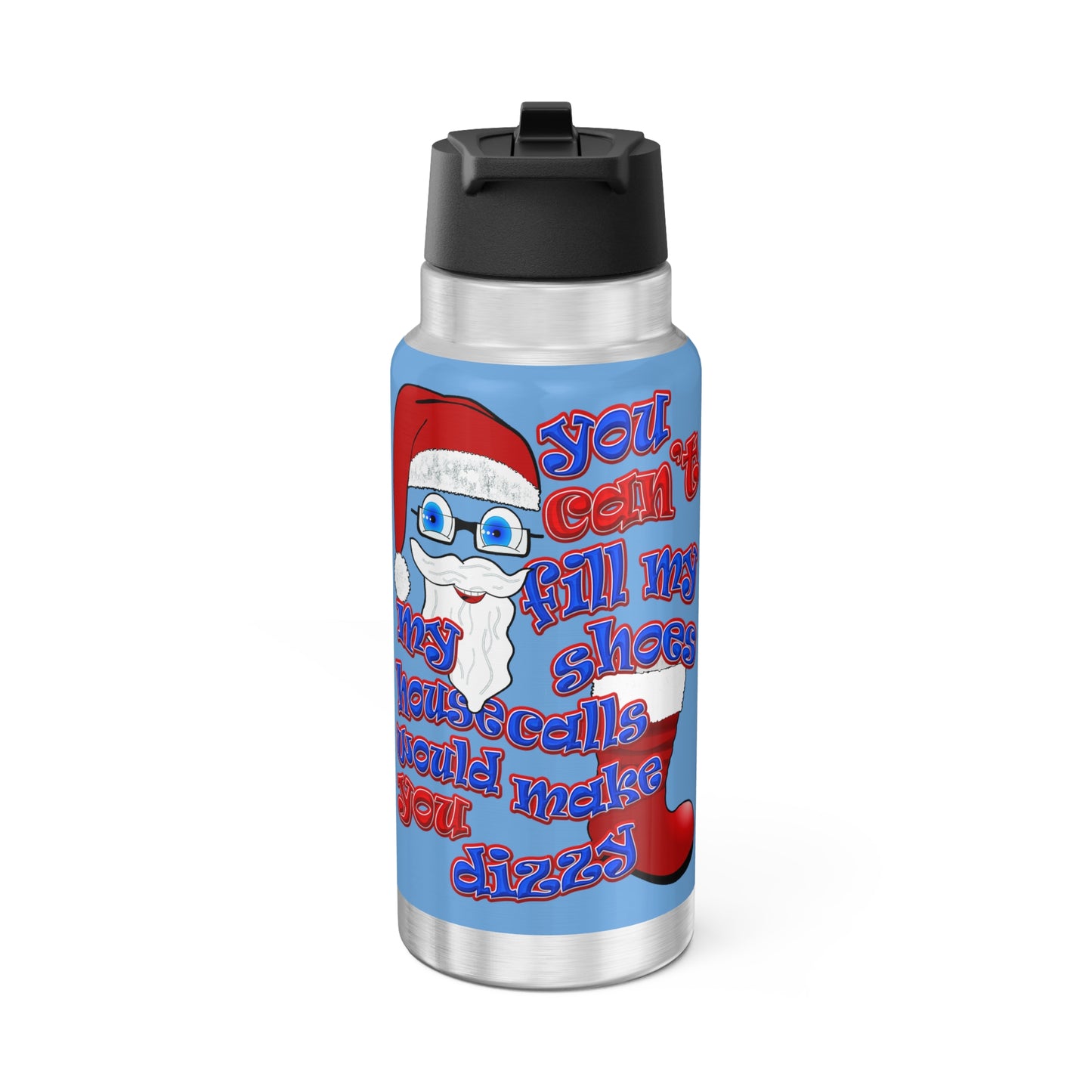 santa's shoes - Gator Tumbler, 32oz (light blue)