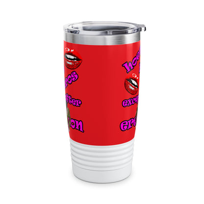 hoes b4 bros - Ringneck Tumbler, 20oz (red)