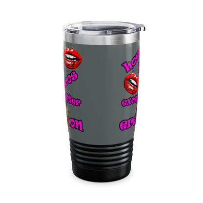 hoes b4 bros - Ringneck Tumbler, 20oz (dark grey)