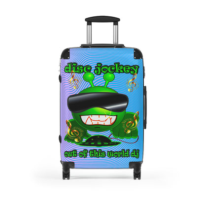 disc jockey - Suitcase (light blue-purple wave)