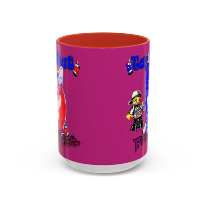 tag that - Accent Mug (pink)