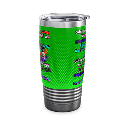 doggystyle - Ringneck Tumbler, 20oz (logo green)